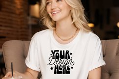 Bella Canvas 3001 Mockup, Bella Canvas White Tshirt, Product Image 1