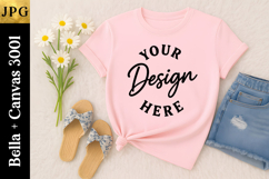 Bella Canvas 3001 Spring  Mockup 