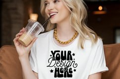 Bella Canvas 3001 Mockup, White Tshirt Mockup, T-shirt Model Product Image 1