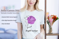 Bella Canvas 3001 Tshirt Mockup Natural Product Image 1