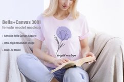 Bella Canvas 3001 Tshirt Mockup Pink Product Image 1