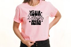 Bella Canvas 3001 TShirt Mockup, Valentines Day Mockup, Product Image 1