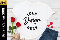 Bella Canvas 3001 Valentine Mockup 