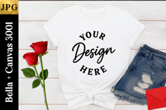 Bella Canvas 3001 Valentine Mockup 