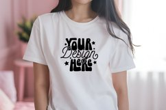 Bella Canvas 3001 White Mockup, Mockup Product Image 1