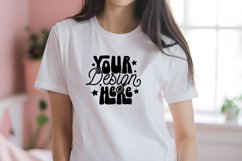 Bella Canvas 3001 White Mockup, Mockup Product Image 1