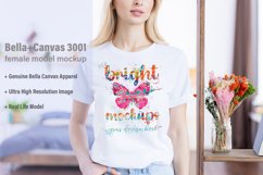 Bella Canvas 3001 Tshirt Mockup White Product Image 1