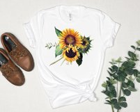 Watercolor sunflower clipart. Sublimation PNG Product Image 5