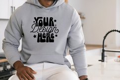 Bella Canvas 3719, Bella Canvas Hoodie Mockup, Athletic Product Image 1