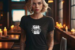 Bella Canvas Mockup Black Bella Canvas 3001 Mockup Tshirt Product Image 1