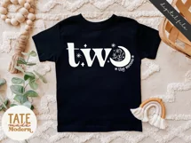 Two the moon SVG cut file - boho girl 2nd birthday svg Product Image 4