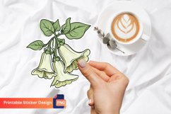 Bells Flower Sticker, Flower Garden Sticker, Floral Sticker Product Image 1