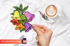 Bells Flower Sticker, Flower Garden Sticker, Floral Sticker Product Image 1