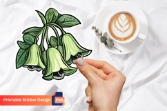 Bells Flower Sticker, Flower Garden Sticker, Floral Sticker Product Image 1