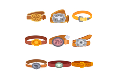 belt cowboy set cartoon Product Image 1