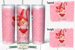 Valentine Gnome 20 oz. Tumbler Sublimation Polka Dot Design Product Image 2