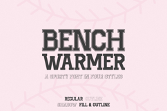 Benchwarmer Sports Font Family Product Image 1