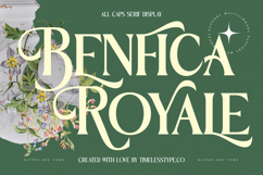 Benfica Royale - All Caps Serif Display Product Image 1
