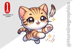 Bengal Cat Clipart - PNG File Product Image 1