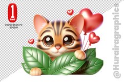 Bengal Cat Clipart - PNG File Product Image 1