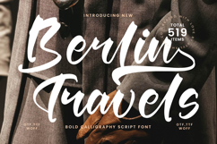 Berlin Travels - Bold Calligraphy Script Product Image 1