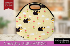 Bernese_Mountain Dog Lunch Bag Cute Chibi Puppy Lunch Bug Product Image 1