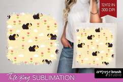 Bernese_Mountain Dog Tote Bag Cute Chibi Puppy Tote Bag PNG Product Image 1