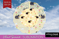 Bernese_Mountain Dog Wind Spinner Sublimation PNG Cute Chibi Product Image 1