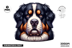bernese mountain dog, bernese dog clipart, dog clipart, dog png, sublimation design, sarcastic dog art, pet clipart, fluffy dog png, animal artwork, dog lover gift
