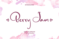 Berry Jam Font Product Image 1
