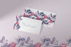 Berry &amp; Leaf Seamless Border - PNG Product Image 5