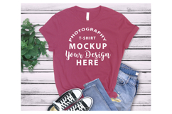 Bella Canvas 3001 Multi Color T-Shirt Mockup PSD Product Image 6