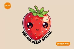 You are Berry Special, Strawberry Png, Funny quotes, Berries Product Image 1