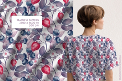 Berry Sweet Summer - Hand-Drawn Patterns Set Product Image 2