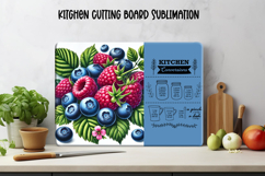 Kitchen conversion chart cutting board | Strawberry board Product Image 1