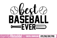 best baseball ever svg design Product Image 1
