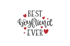 Best Boyfriend Ever SVG Cut File Product Image 1