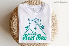 He's my bast bro, Best friend svg Product Image 3