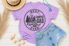 Best Camper Dad Ever SVG, Funny Camping Skeleton Product Image 3