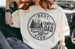 Best Camper Dad Ever SVG, Funny Camping Skeleton Product Image 6