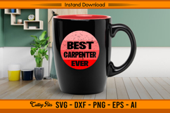 Best Carpenter Ever Vintage Sunset SVG Product Image 3