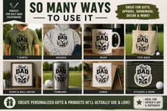 Best Dad By Par SVG File, Golf Dad SVG, Father’s Day Digital Product Image 2