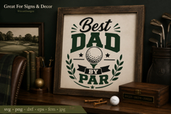 Best Dad By Par SVG File, Golf Dad SVG, Father’s Day Digital Product Image 8