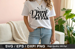 Dad Quotes SVG Design - Because i m the dad that s why Product Image 3