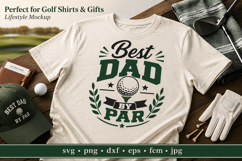 Best Dad By Par SVG File, Golf Dad SVG, Father’s Day Digital Product Image 5