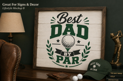 Best Dad By Par SVG File, Golf Dad SVG, Father’s Day Digital Product Image 6