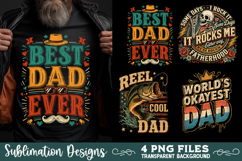 Dad sublimation PNG, Father 4 PNG, Father's day PNG Product Image 2