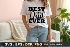 Dad Quotes SVG Design - Because i m the dad that s why Product Image 4