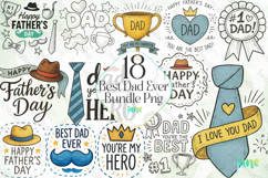 Best Dad Ever Bundle Png Product Image 1