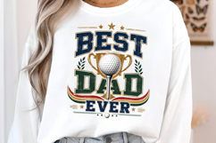 Best Dad Ever Club Champion Sublimation PNG Product Image 2
